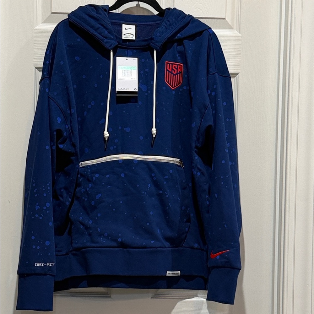 Nike Navy Blue USA Dri-FIT Hoodie